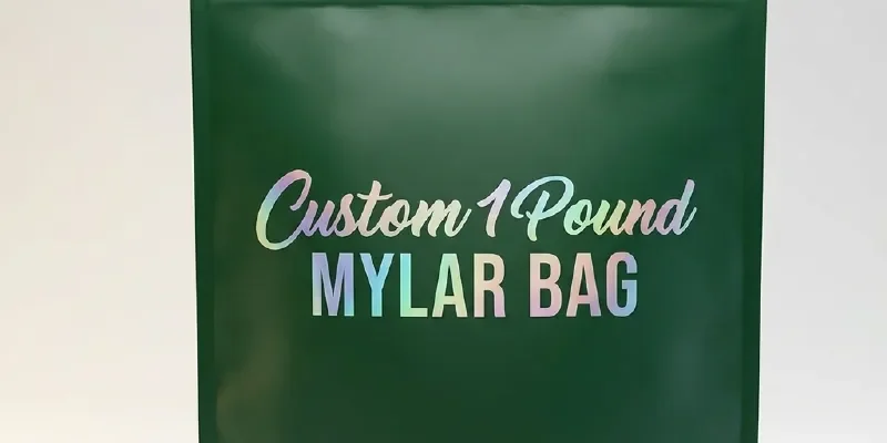 Custom 1 Pound Mylar Bags (1) Custom 1 Pound Mylar Bags