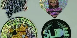 Custom Glitter Stickers