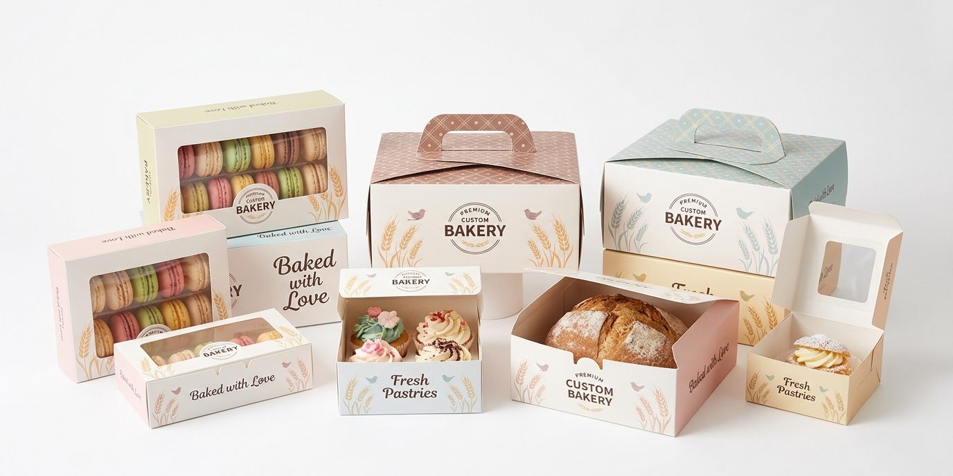 Custom_bakery_boxes_on_white_202608131301 Custom bakery boxes for packaging and protecting baked goods