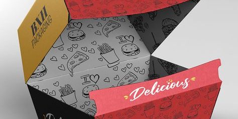 custom burger packaging