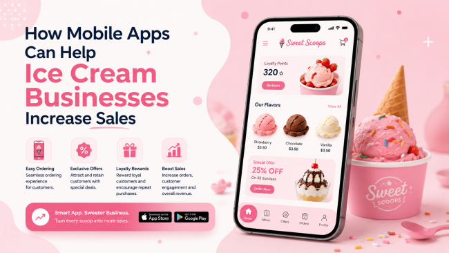 Mobile Apps for ice cream business
